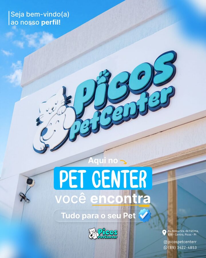 Fachada do Picos Pet Center